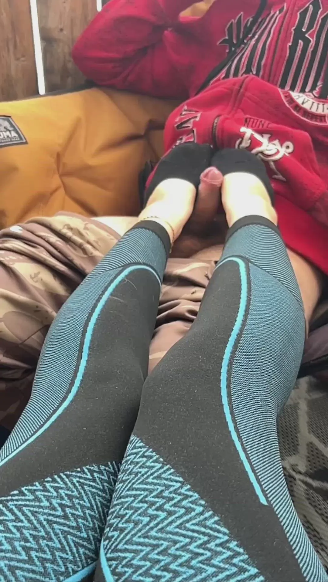 Socks Cfnm Footjob Leggings feat. @davidberu