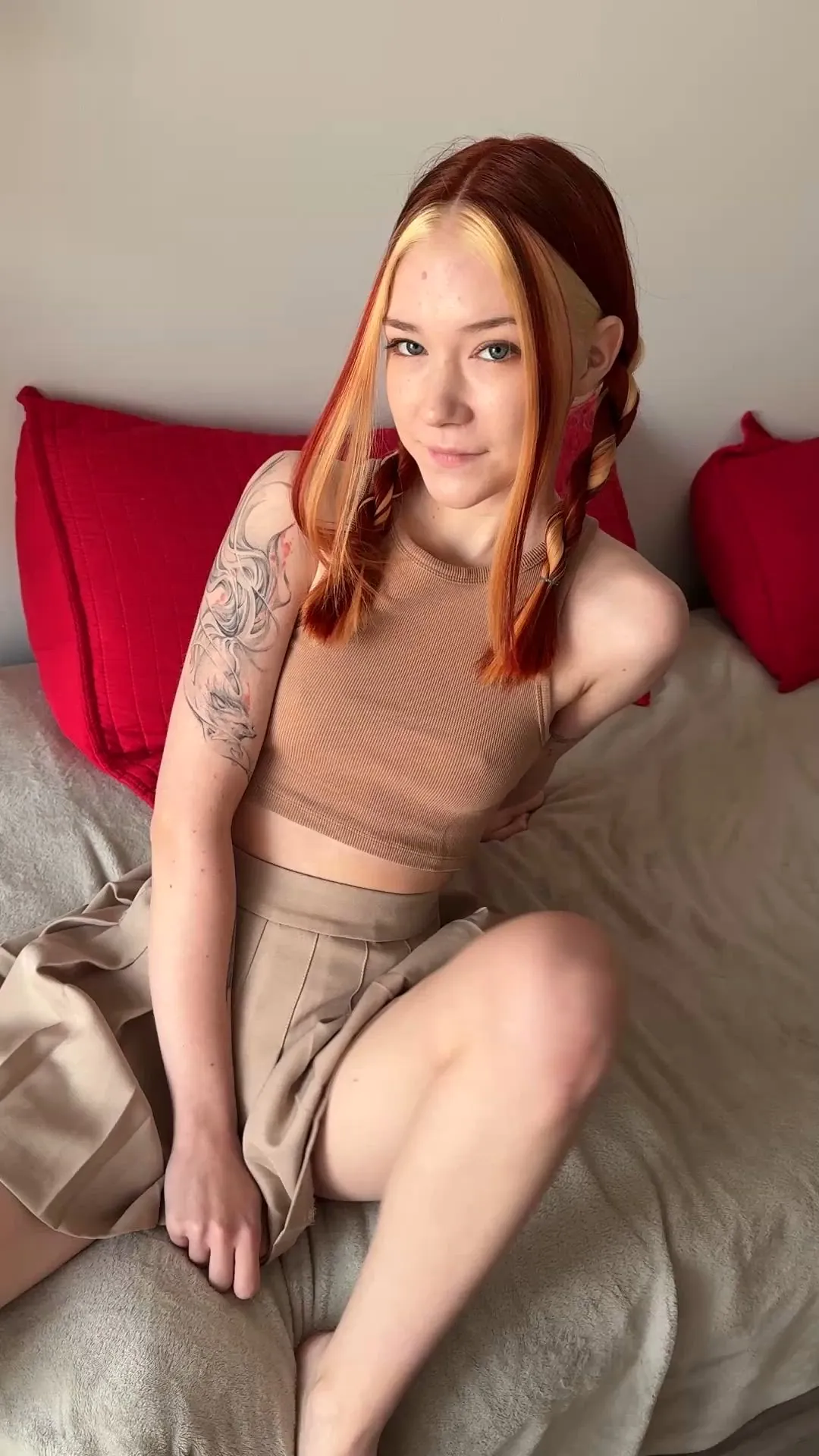 Cute Petite Redhead Schoolgirl feat. @makemefire