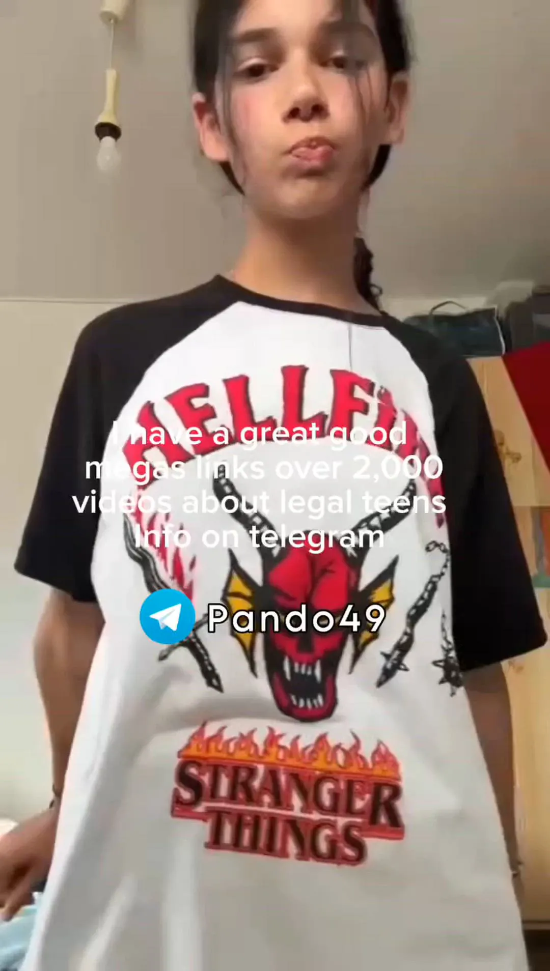 Cum Goth Masturbating Natural Tits feat. @tottosh